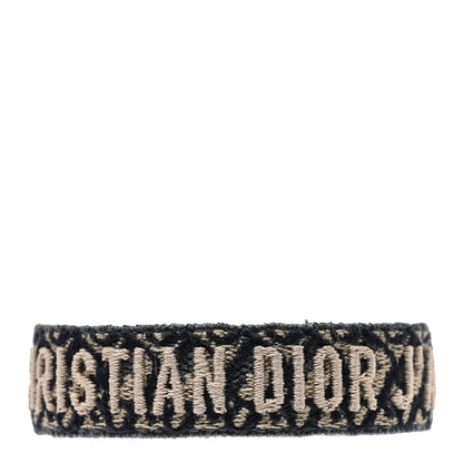 Christian Dior Woven Cotton J'Adior Friendship Bracelet Navy 1 of 3