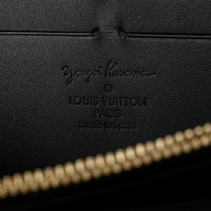Louis Vuitton Vernis Kusama Infinity Dots Zippy Wallet Black 6 of 8