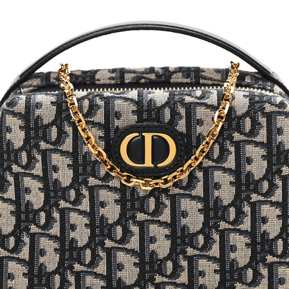 Christian Dior Oblique 30 Montaigne D-Cosy Pouch Blue 7 of 10
