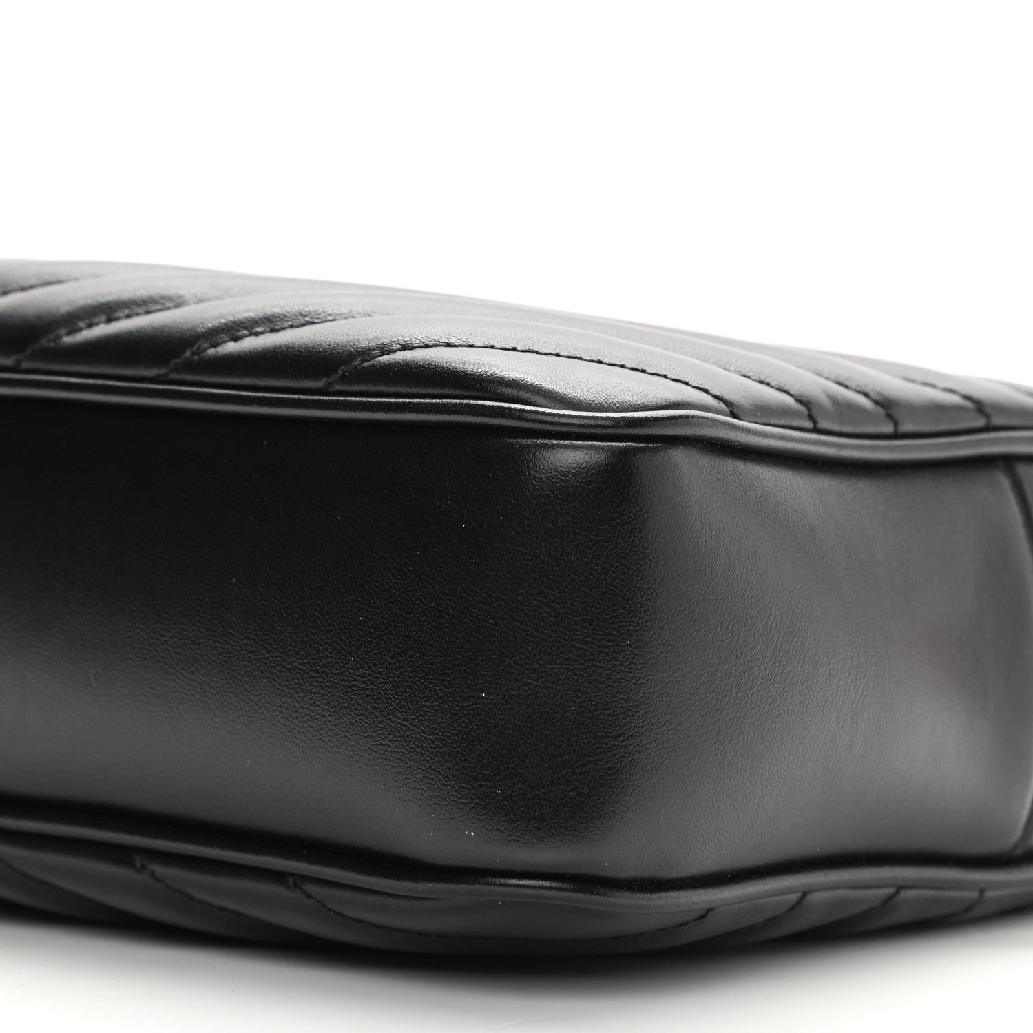 Saint Laurent Calfskin Matelasse Monogram Lou Camera Bag Black 10 of 10