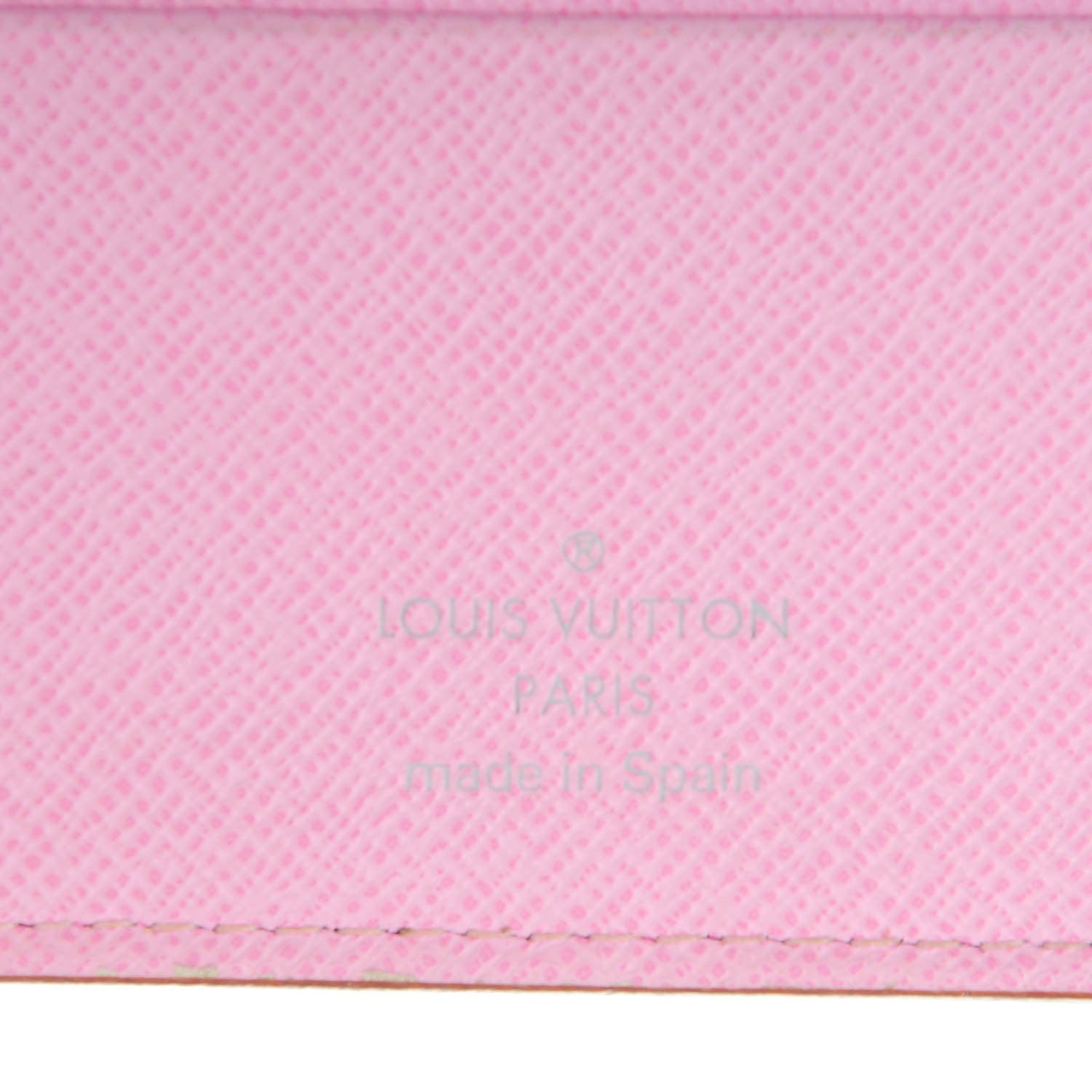 Louis Vuitton Monogram Multicolor Insolite Wallet White Litchi 6 of 7