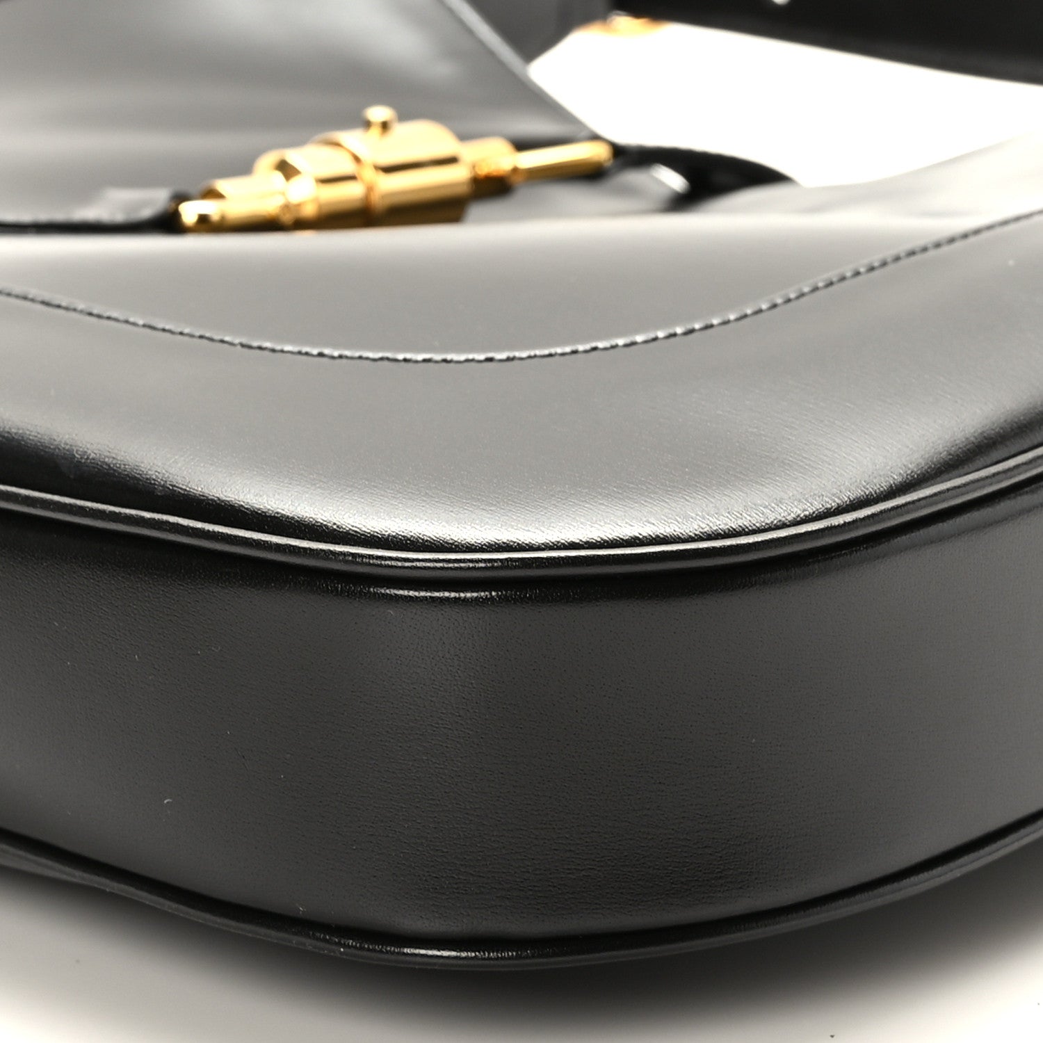 Gucci Boarded Dyana Lux Calfskin Medium Jackie 1961 Hobo Black 9 of 9