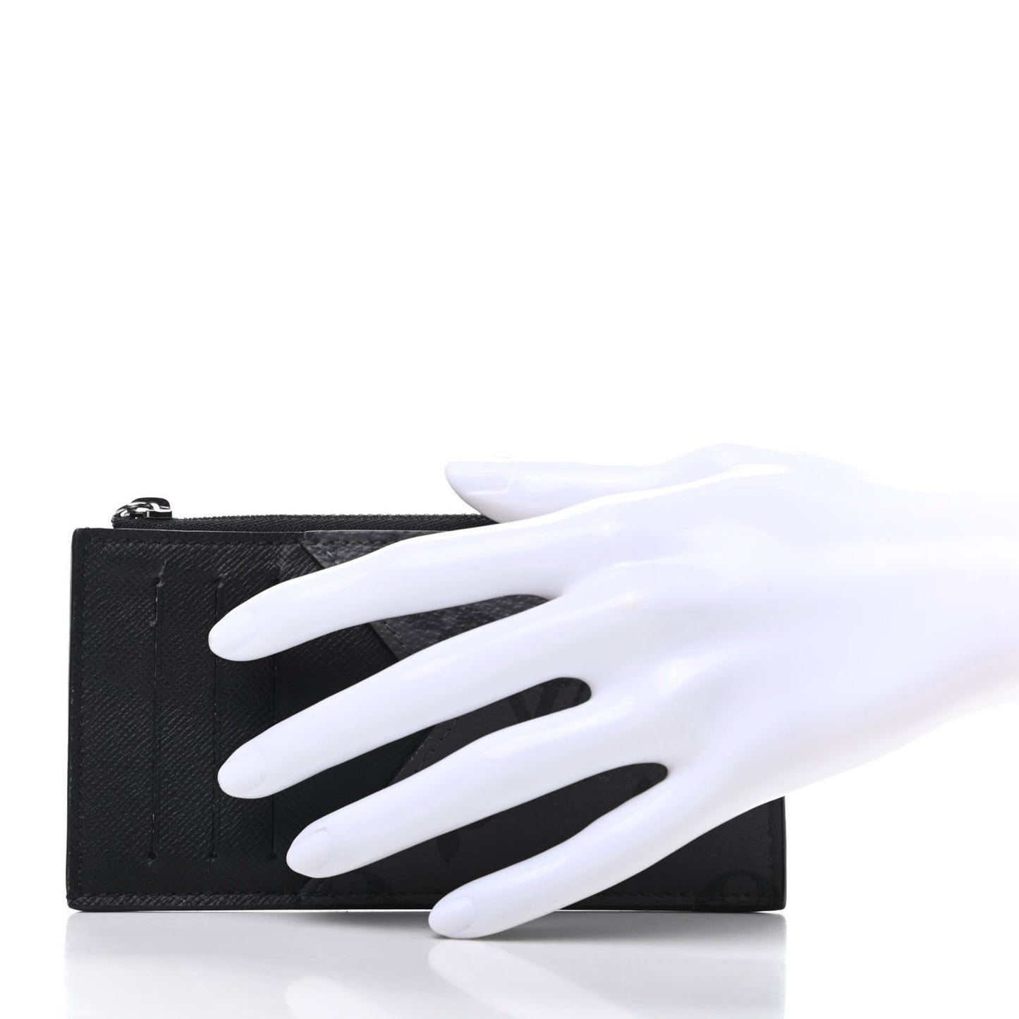 Reverse Monogram Eclipse Taiga Coin Card Holder