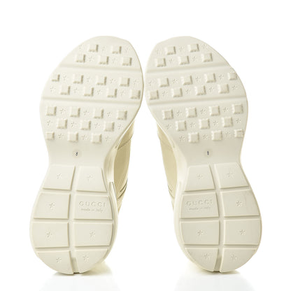 Gucci Calfskin Logo Mens Rhyton Sneakers 8 Ivory 5 of 8