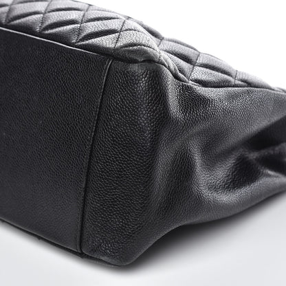 Chanel Caviar Quilted Grand Shopping Tote GST Black 9 of 16