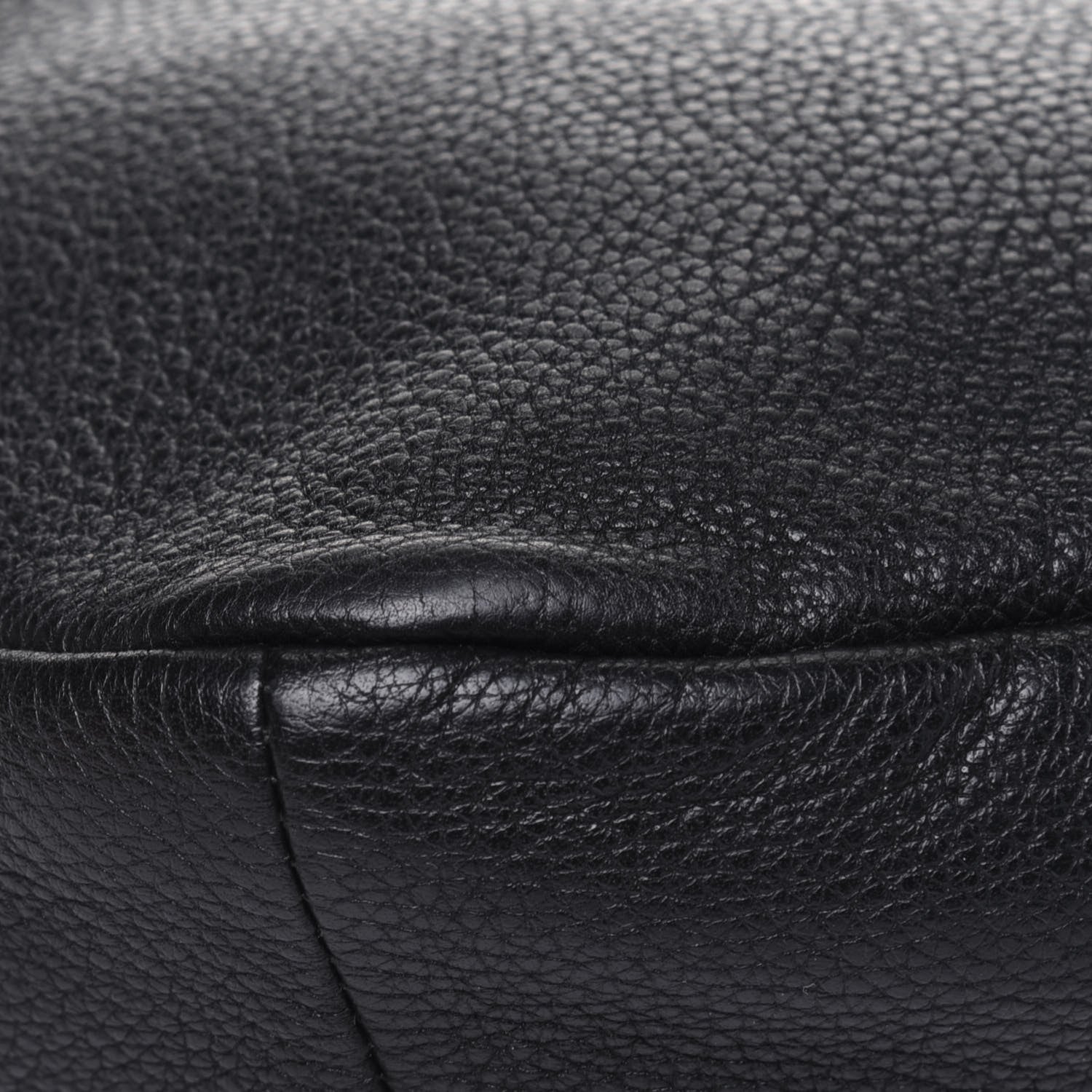 Gucci Grained Calfskin Logo Belt Bag Black 13 of 16
