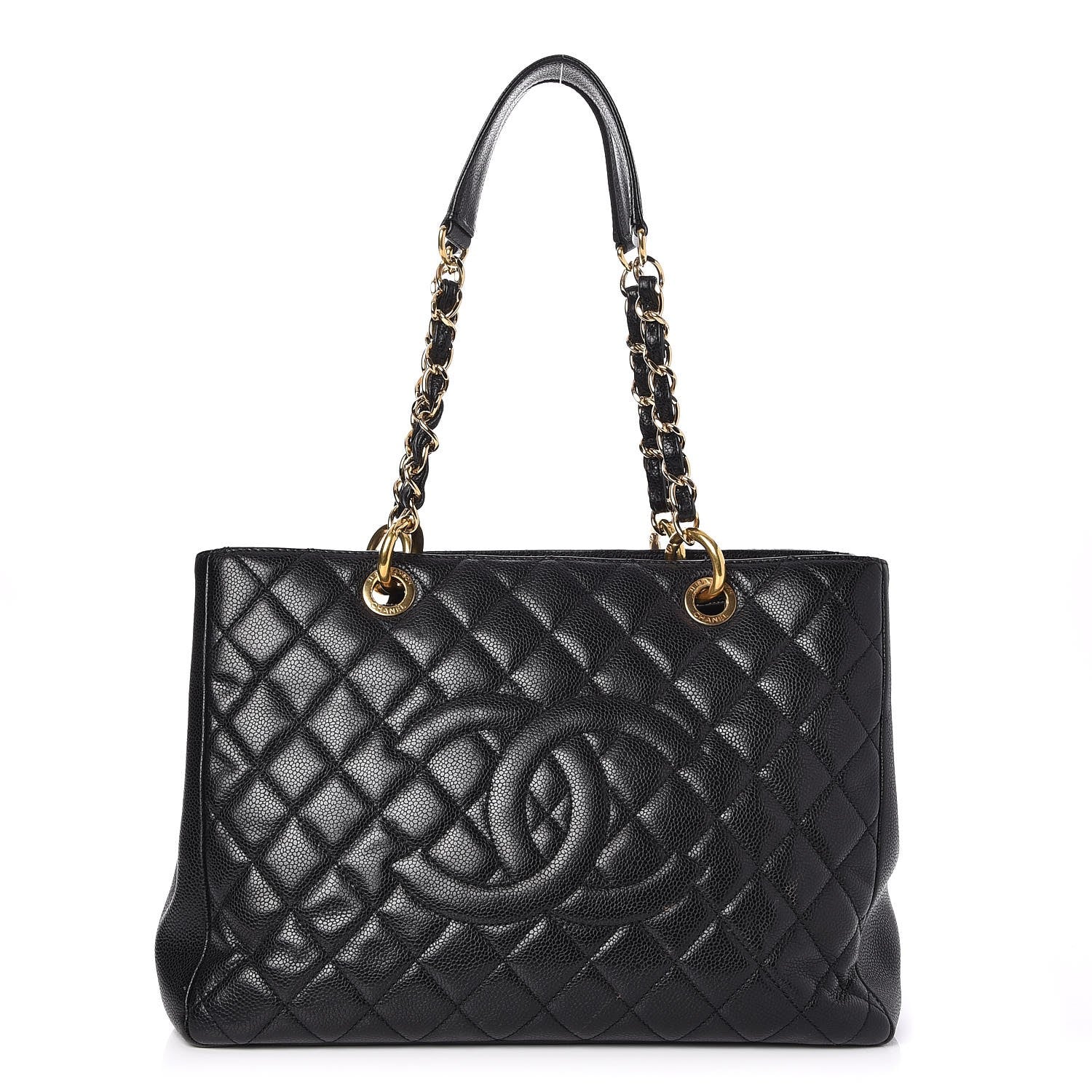 Chanel Caviar Grand Shopping Tote GST Black 1 of 7