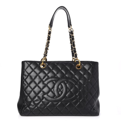 Chanel Caviar Grand Shopping Tote GST Black 1 of 7