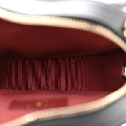 Chanel Lambskin Quilted CC In Love Heart Clutch With Chain Black 5 of 10