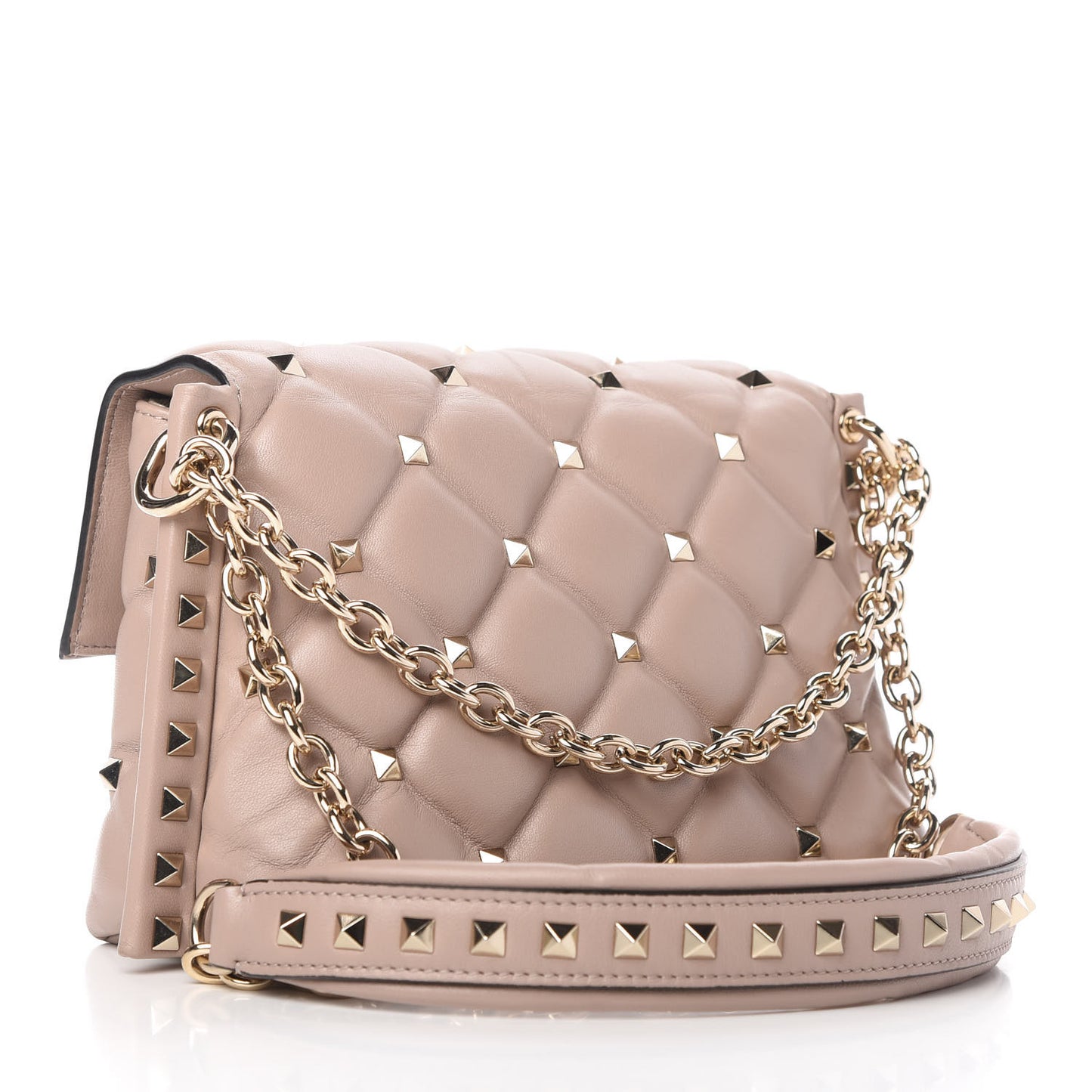 Nappa Small Candystud Crossbody Poudre