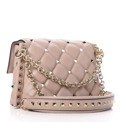 Valentino Garavani Nappa Small Candystud Crossbody Poudre 3 of 10