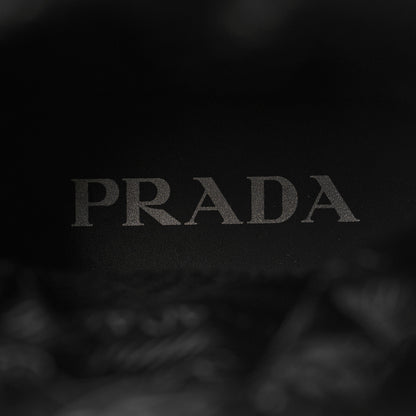 Prada Re-Nylon Piuma Triangle Logo Padded Drawcord 20mm Snow Boots 39.5 Black 8 of 8