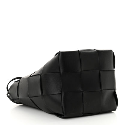 Bottega Veneta Lambskin Intreccio Small Crossbody Bucket Bag Fondant 4 of 9