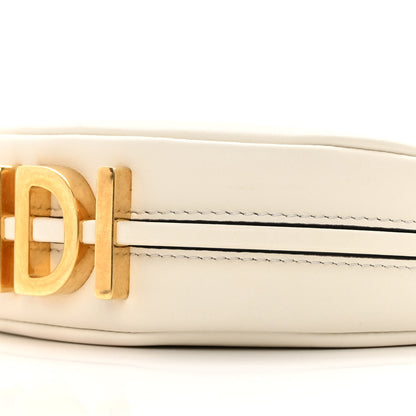 Fendi Vitello Grace Matte Nano Fendigraphy Hobo Charm White Ice 9 of 11