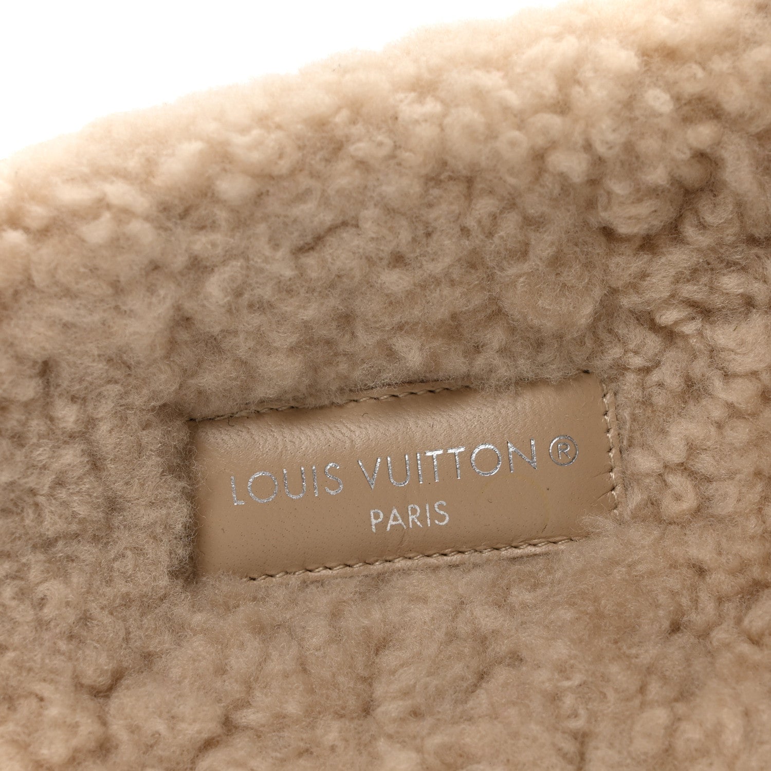 Louis Vuitton Shearling Paseo Flat Comfort Mule 36 Beige 8 of 8