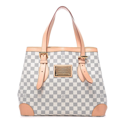 Louis Vuitton Damier Azur Hampstead MM 1 of 11