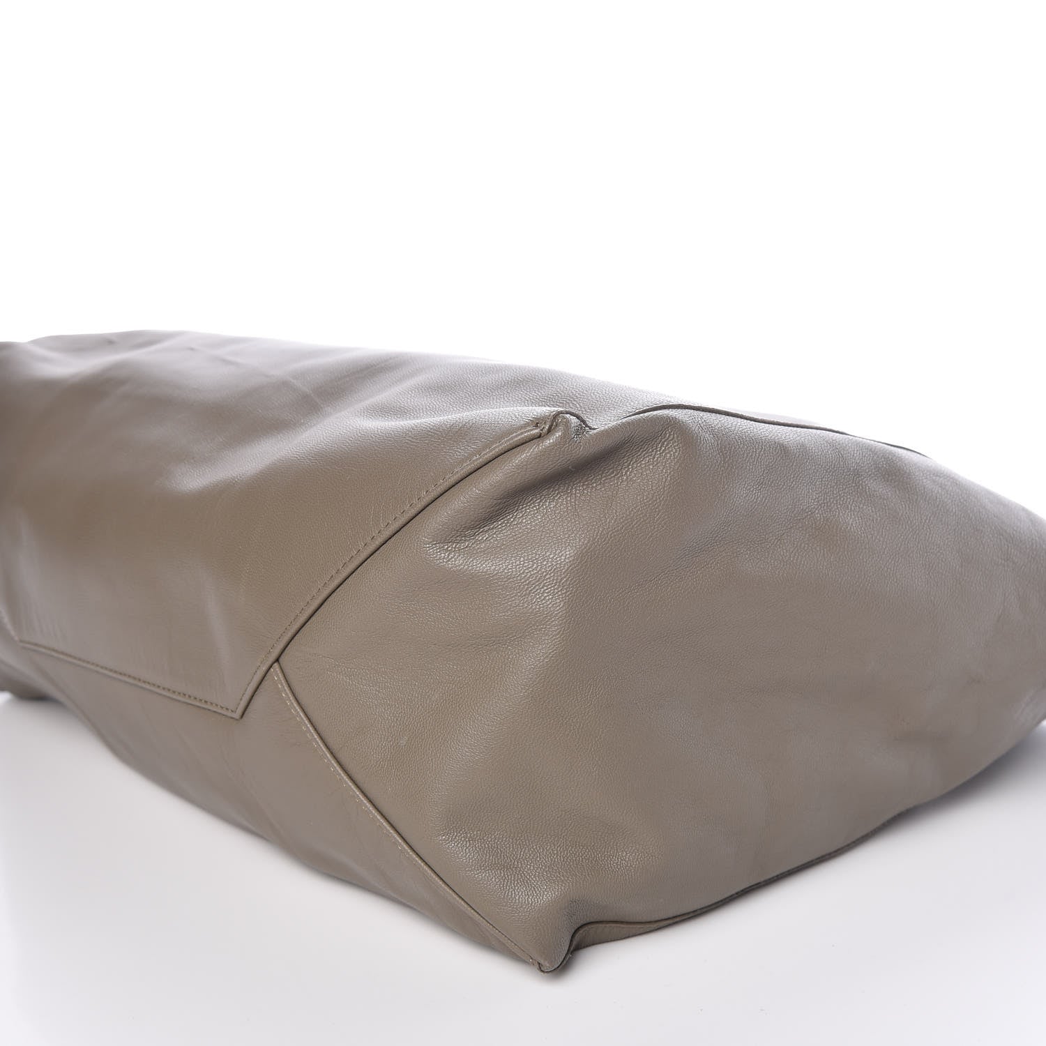 Celine Lambskin Horizontal Cabas Grey 12 of 13