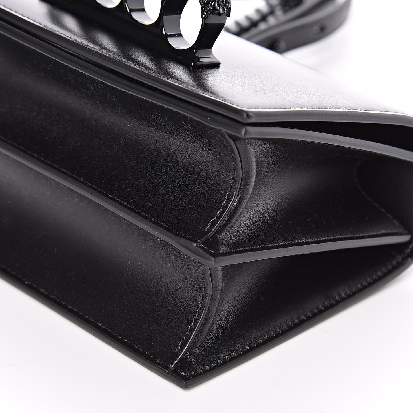 Calfskin Knuckle Crossbody Black