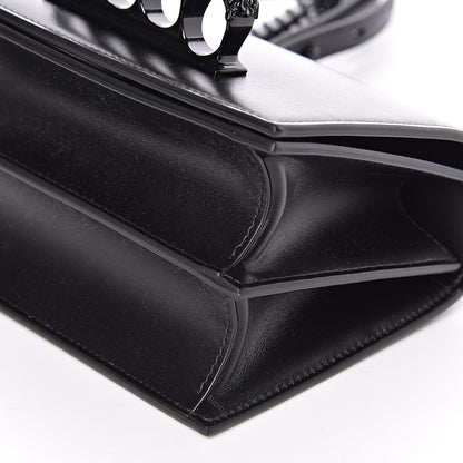 Alexander McQueen Calfskin Knuckle Crossbody Black 8 of 10