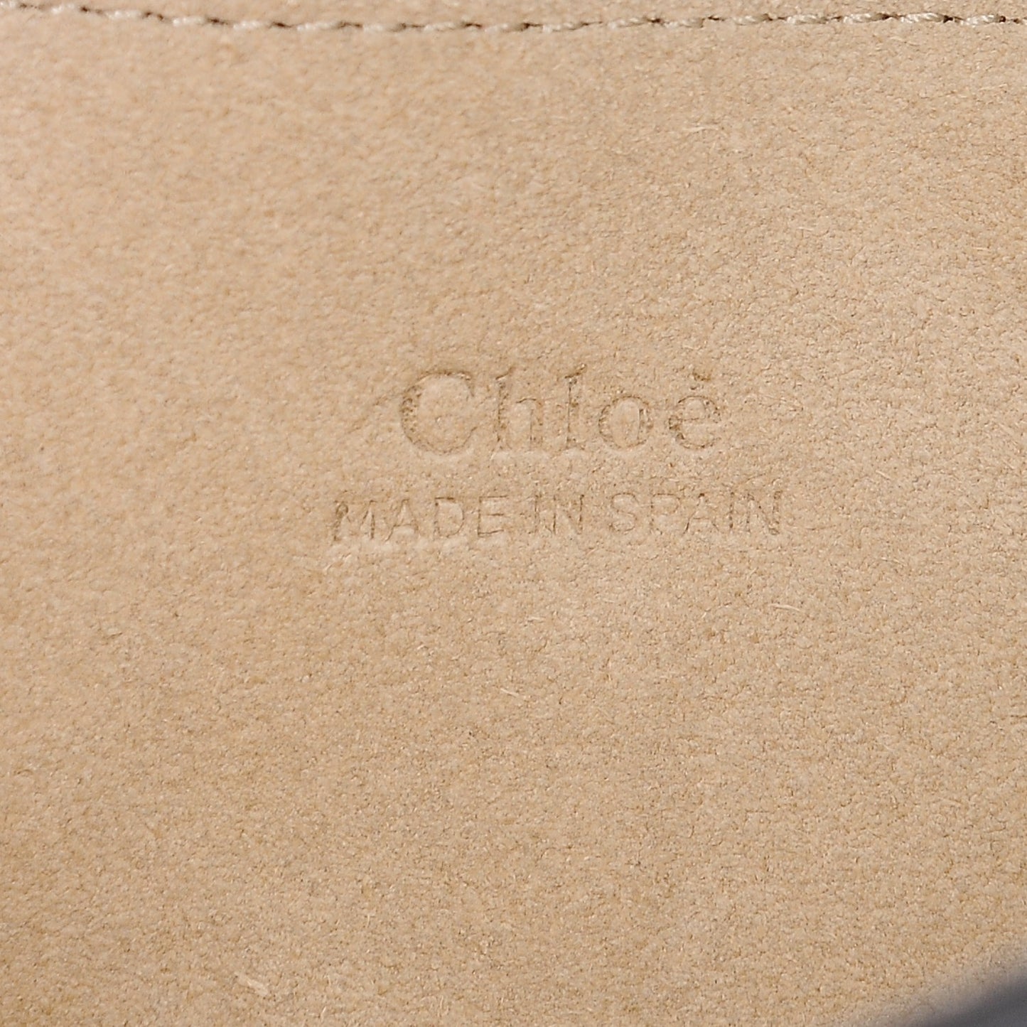 Suede Calfskin Small Faye Shoulder Bag Motty Grey