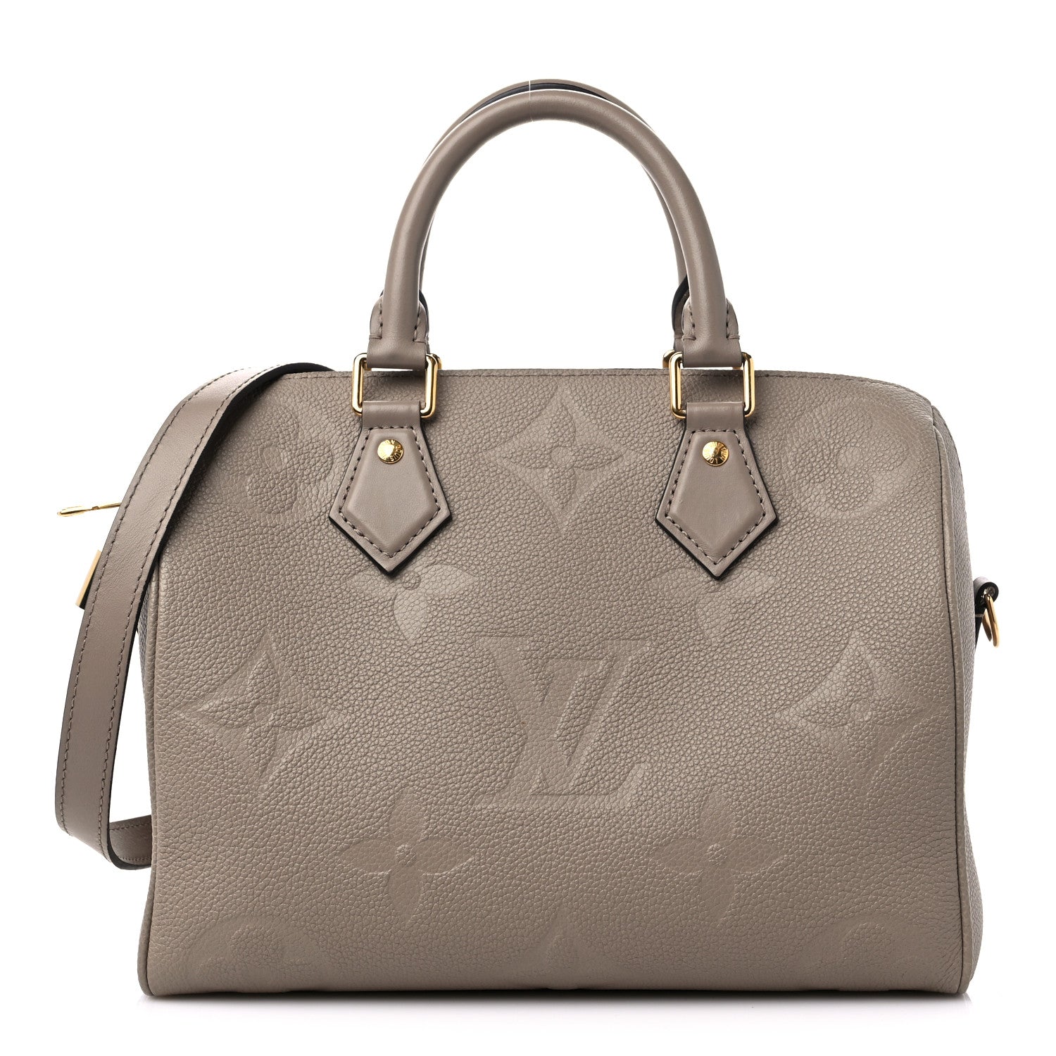 Louis Vuitton Empreinte Monogram Giant Speedy Bandouliere 25 Tourterelle 1 of 16