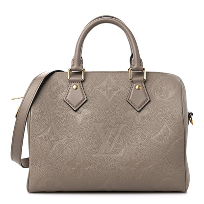 Louis Vuitton Empreinte Monogram Giant Speedy Bandouliere 25 Tourterelle 1 of 16