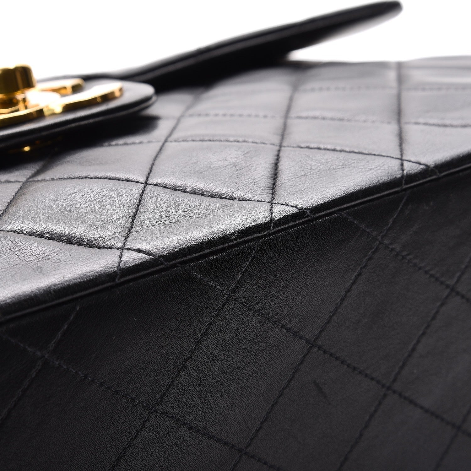 Chanel Lambskin XL Jumbo Flap Black 8 of 14
