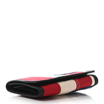 Saint Laurent Canvas American Flag Print Buffalo Compact Wallet 4 of 7
