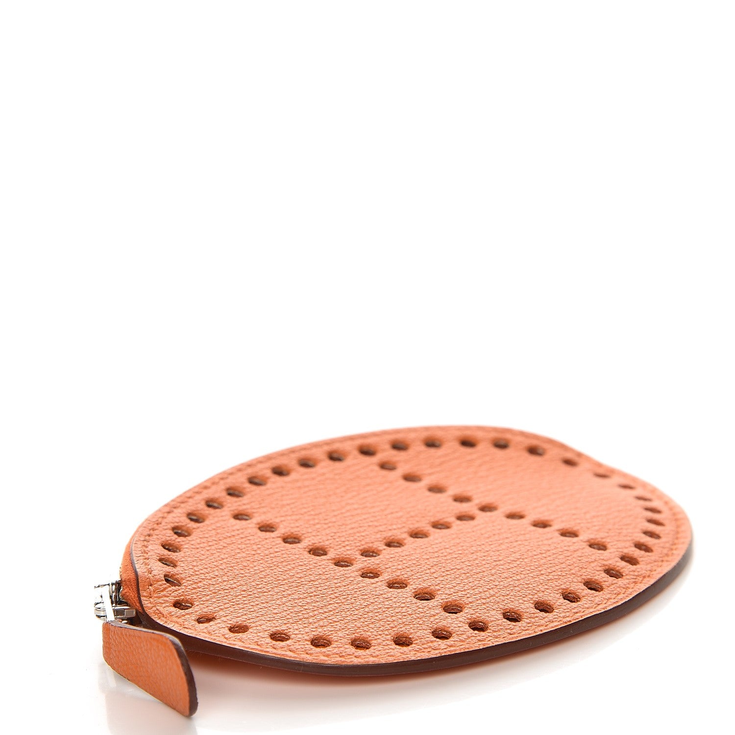 Hermes Chevre Mysore Evelyne Coin Purse Orange 4 of 8