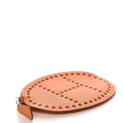 Hermes Chevre Mysore Evelyne Coin Purse Orange 4 of 8
