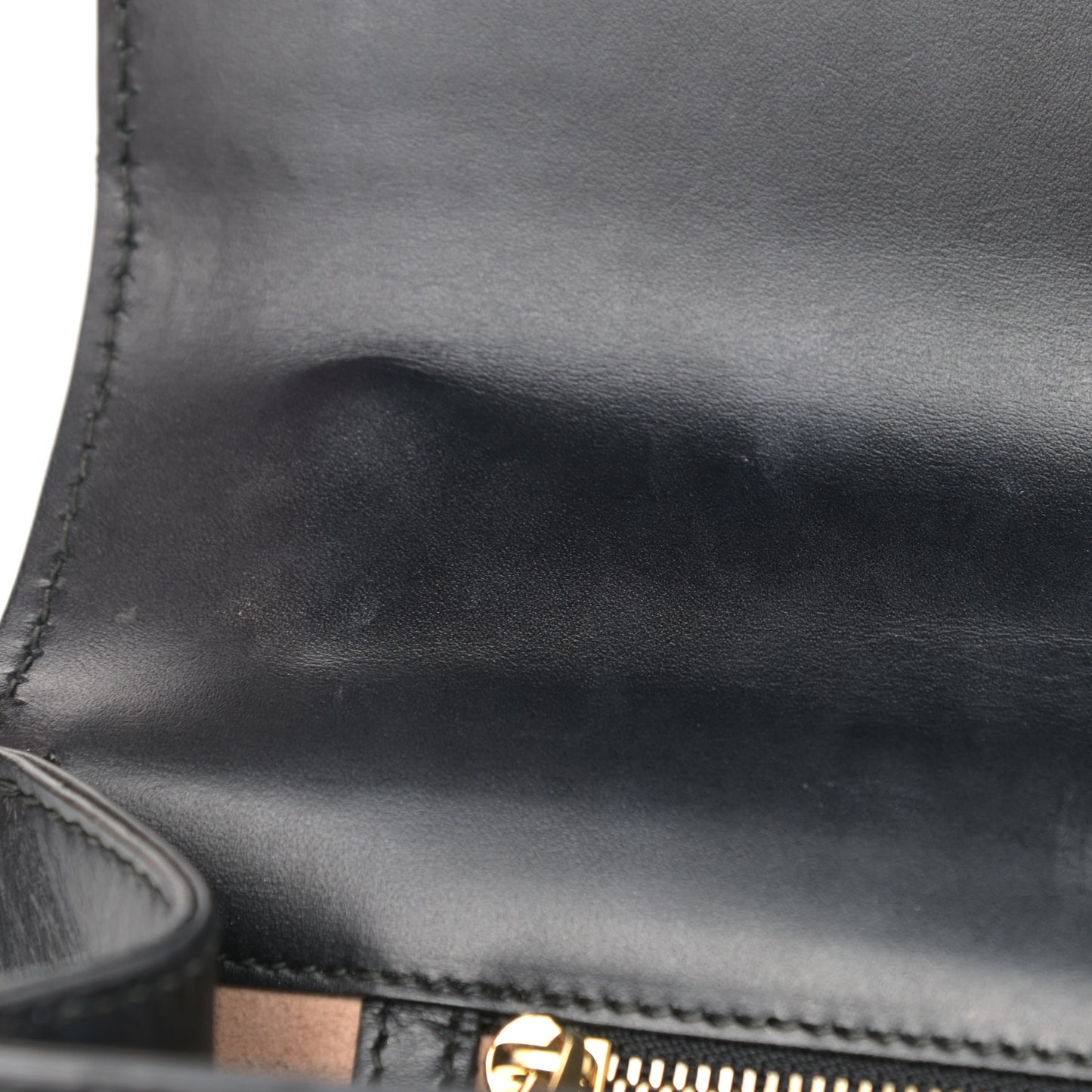 Guccissima Medium Padlock Shoulder Bag Black