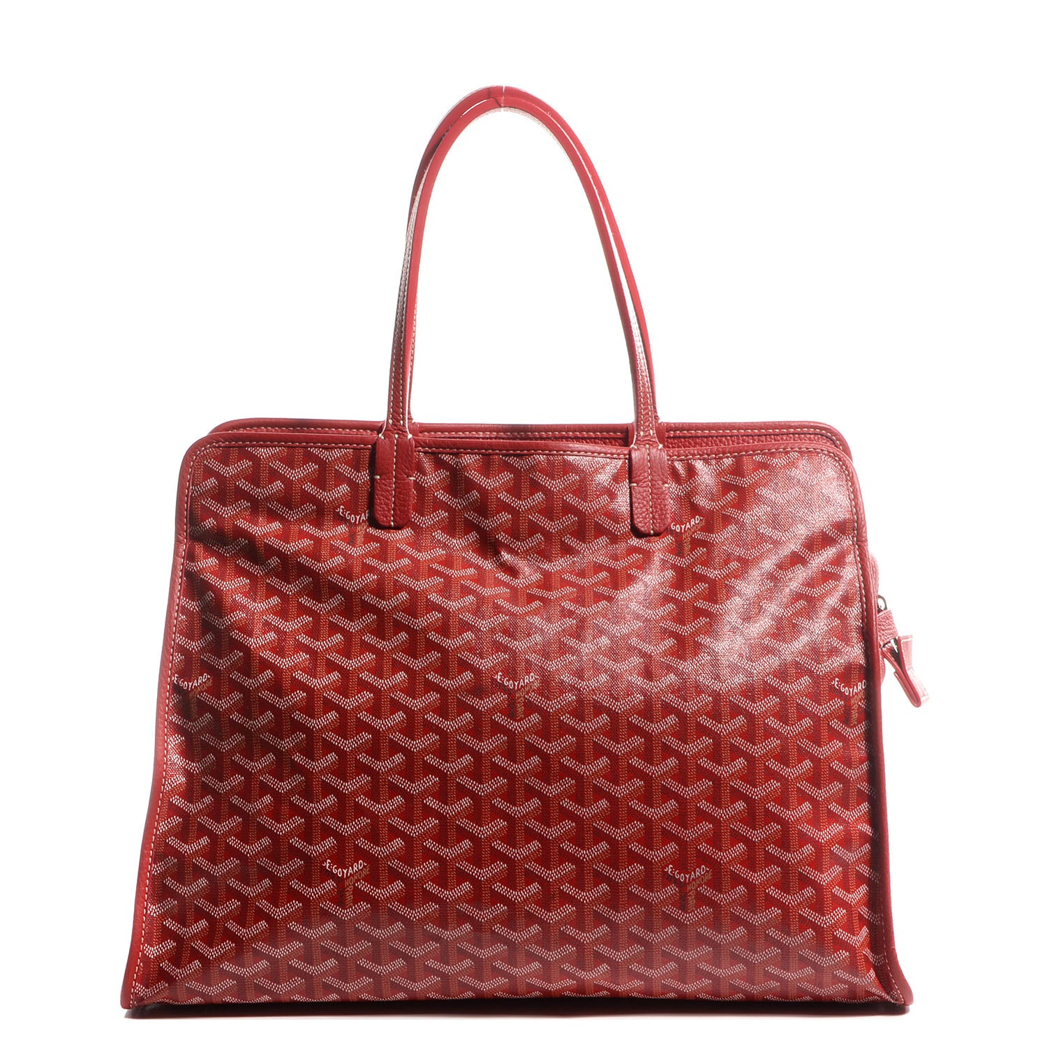Goyard Goyardine Sac Hardy Pet Carrier PM Red 1 of 9