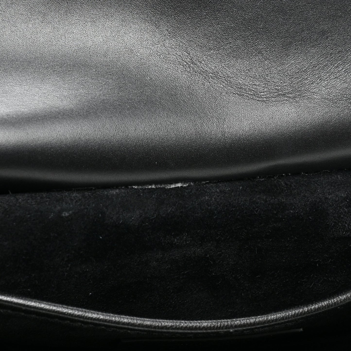 Smooth Calfskin Small Charlie Shoulder Bag Black