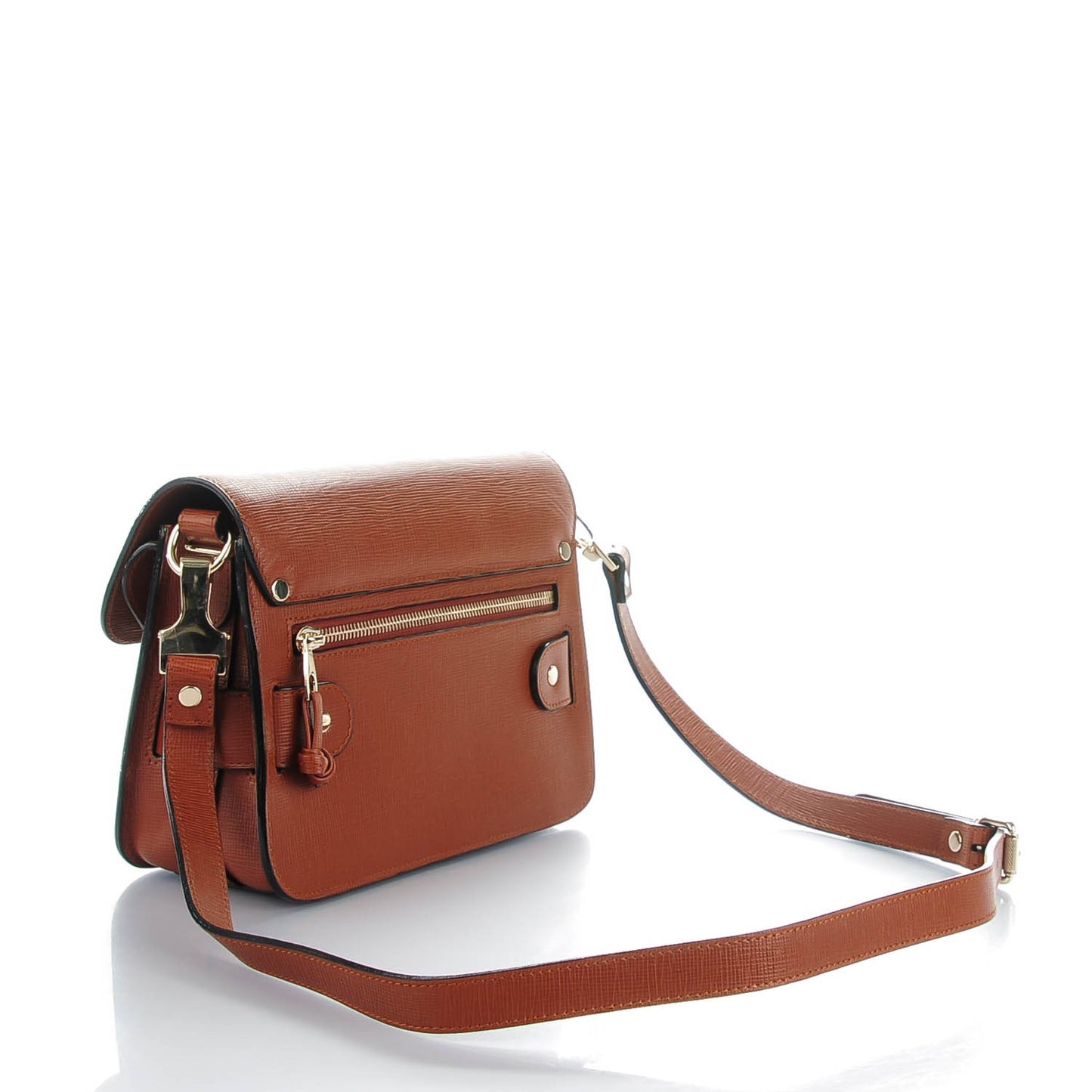 Linosa Calfskin Mini PS11 Classic Shoulder Bag Nice Tan