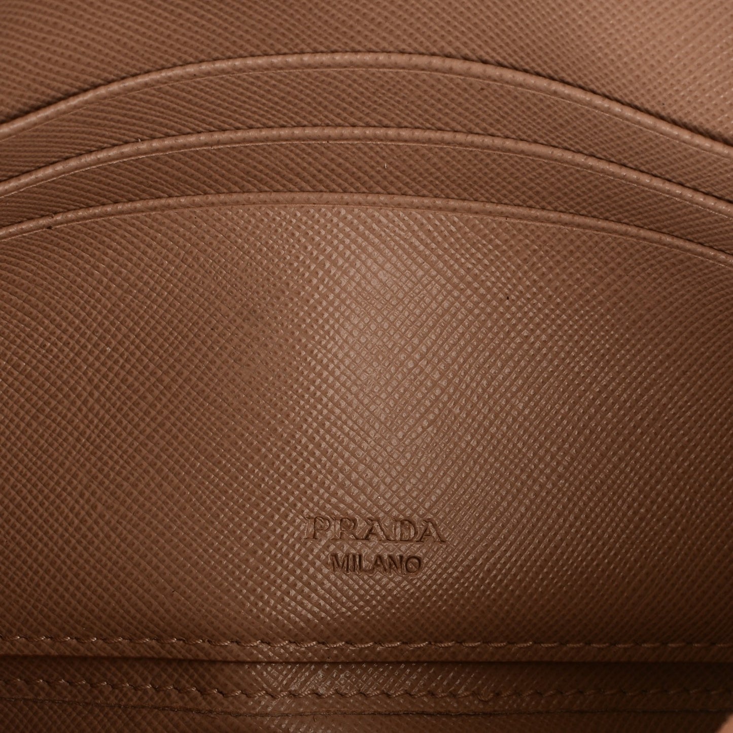 Saffiano Metal Envelope Wallet Cammeo
