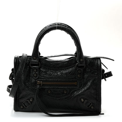 Balenciaga Agneau Arena Classic Hardware Nano Le City Black 1 of 10