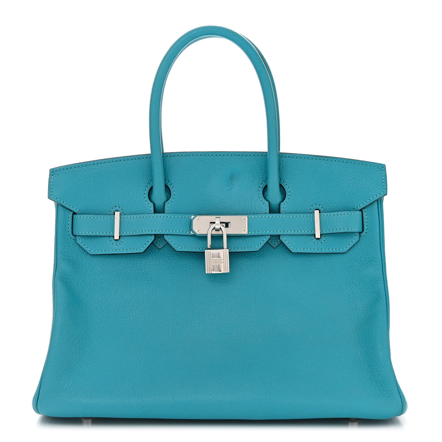 Chevre de Coromandel Birkin 30 Turquoise