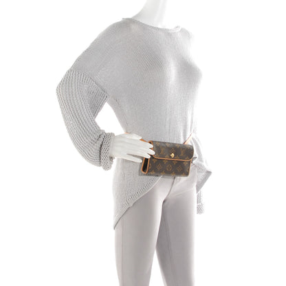 Louis Vuitton Monogram Pochette Twin PM 2 of 17