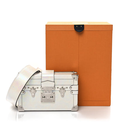 Louis Vuitton Karung Petite Malle White Petrol 10 of 10