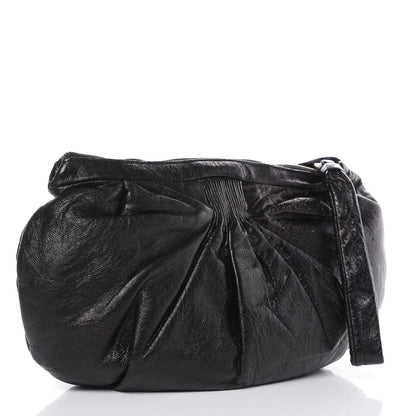 Miu Miu Vitello Shine Wristlet Black 3 of 9