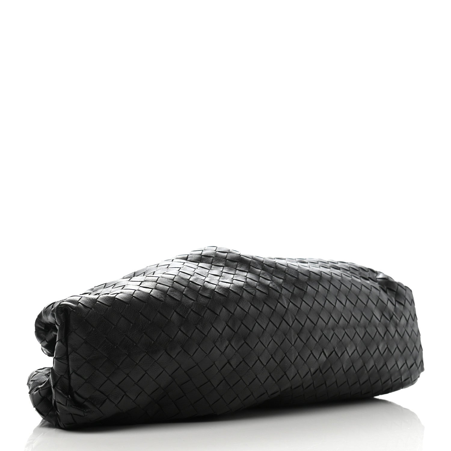 Bottega Veneta Nappa Maxi Intreccio The Pouch Oversized Clutch Black 4 of 10