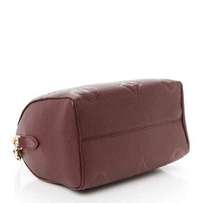 Louis Vuitton Empreinte Monogram Giant Speedy Bandouliere 25 Wine 4 of 12