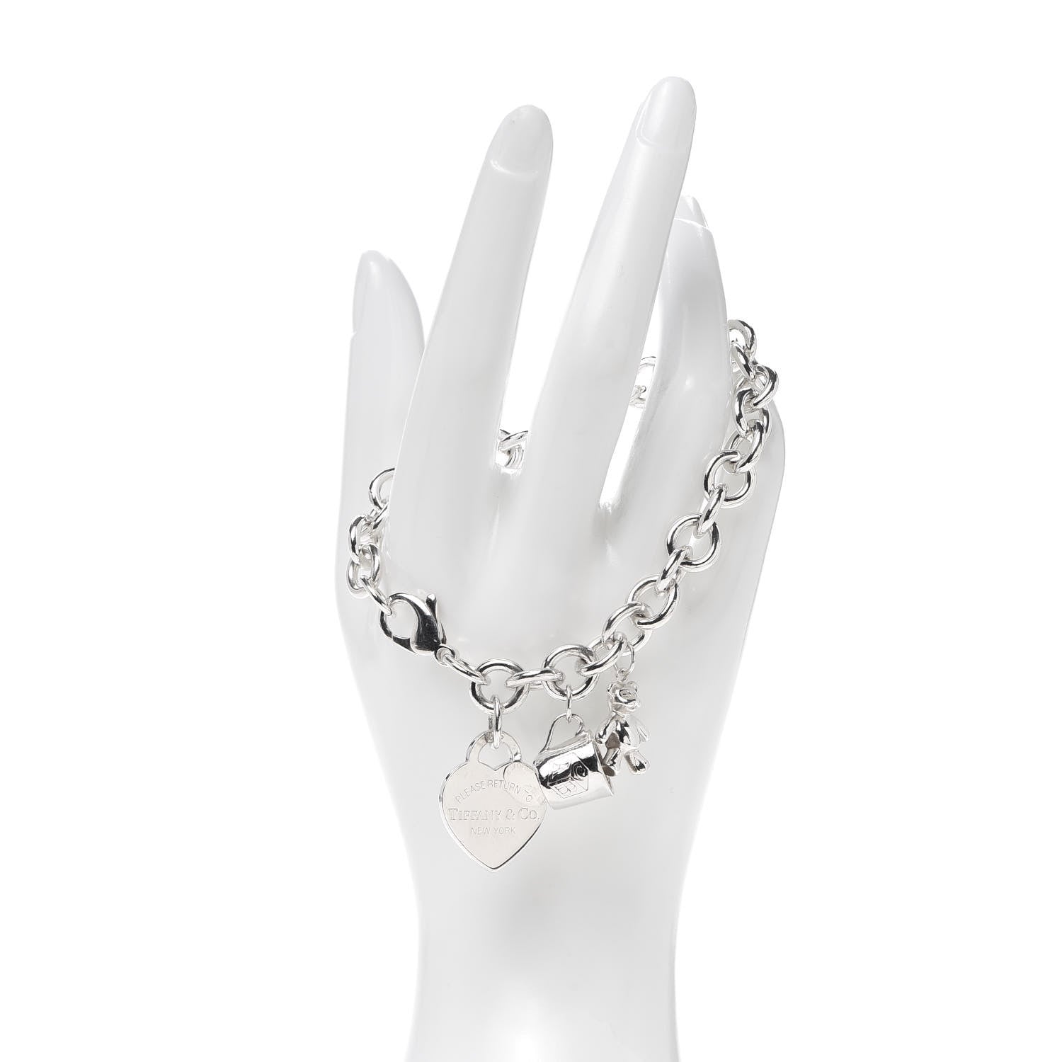 Tiffany Sterling Silver Charm Bracelet 2 of 5