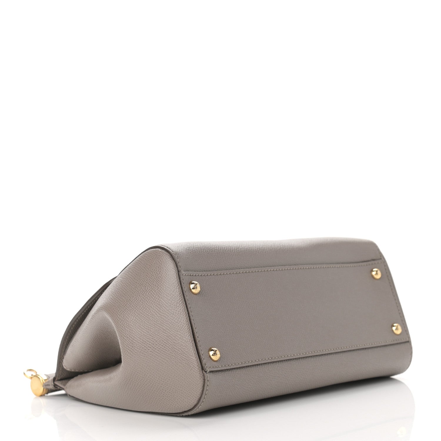 Dolce & Gabbana Dauphine Calfskin Medium Miss Sicily Satchel Grey 4 of 13