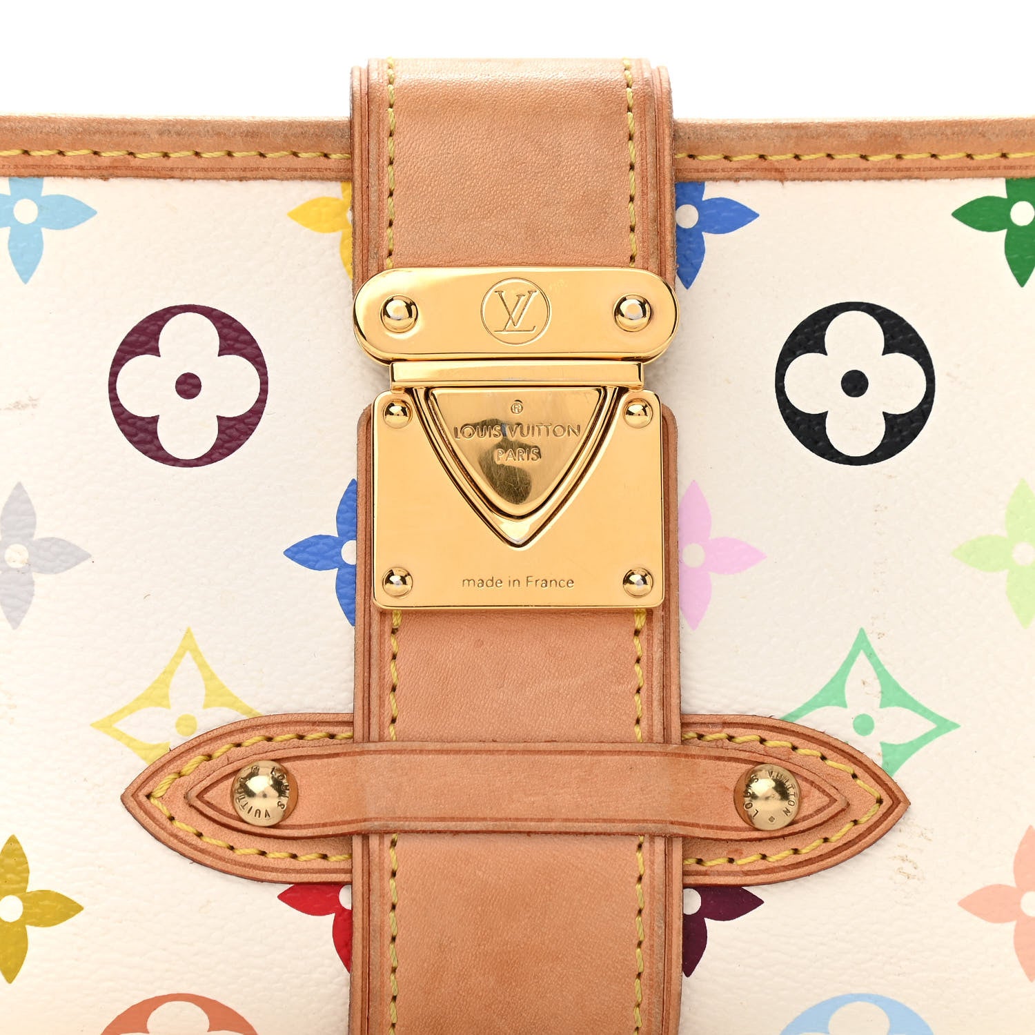 Louis Vuitton Monogram Multicolor Shirley White 7 of 9