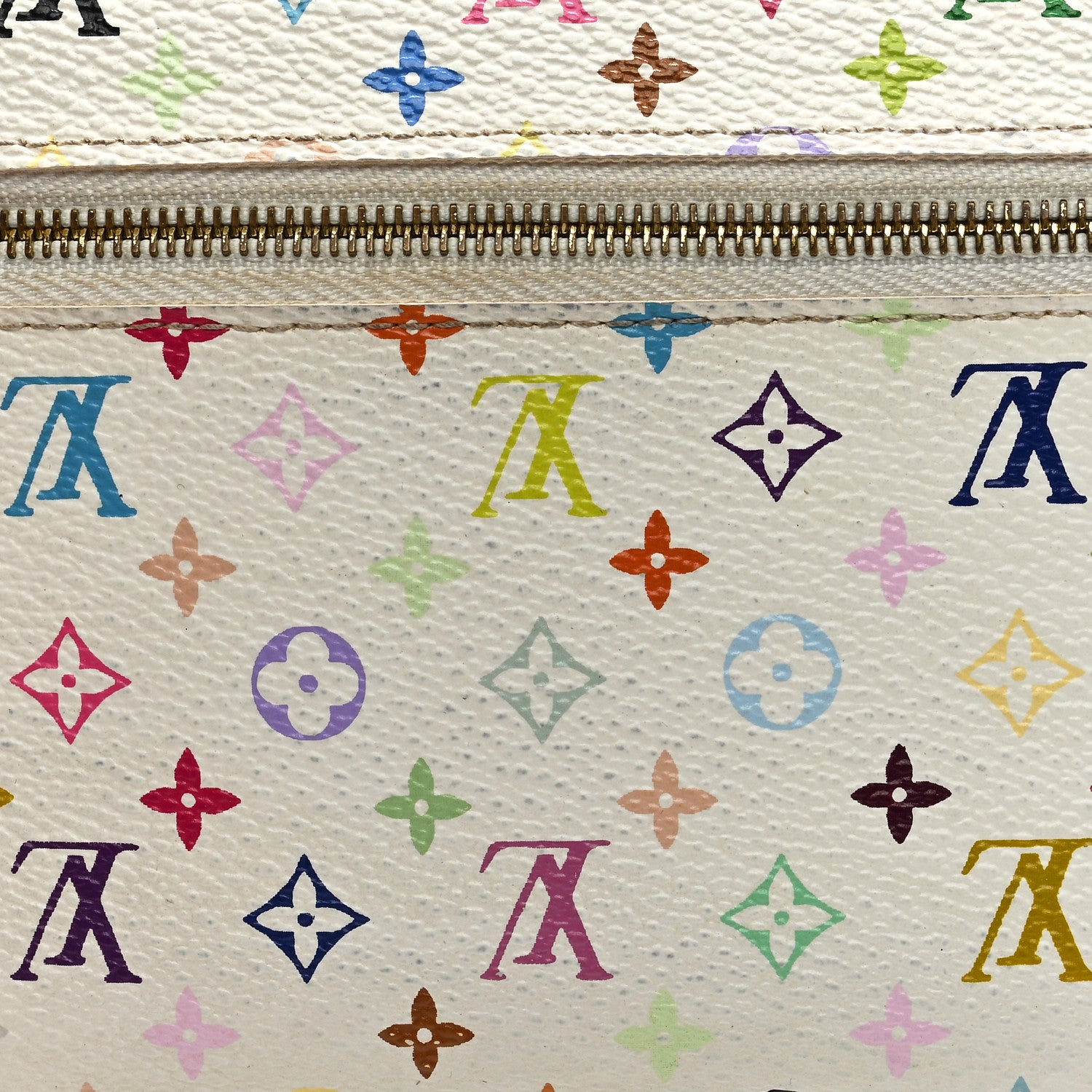 Louis Vuitton Monogram Multicolor Eugenie Wallet White Litchi 9 of 9