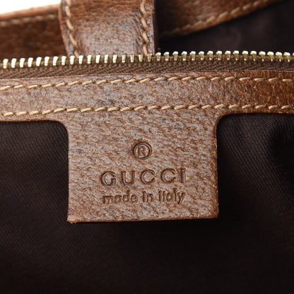 Gucci Monogram Small Jackie O Hobo Brown 6 of 11