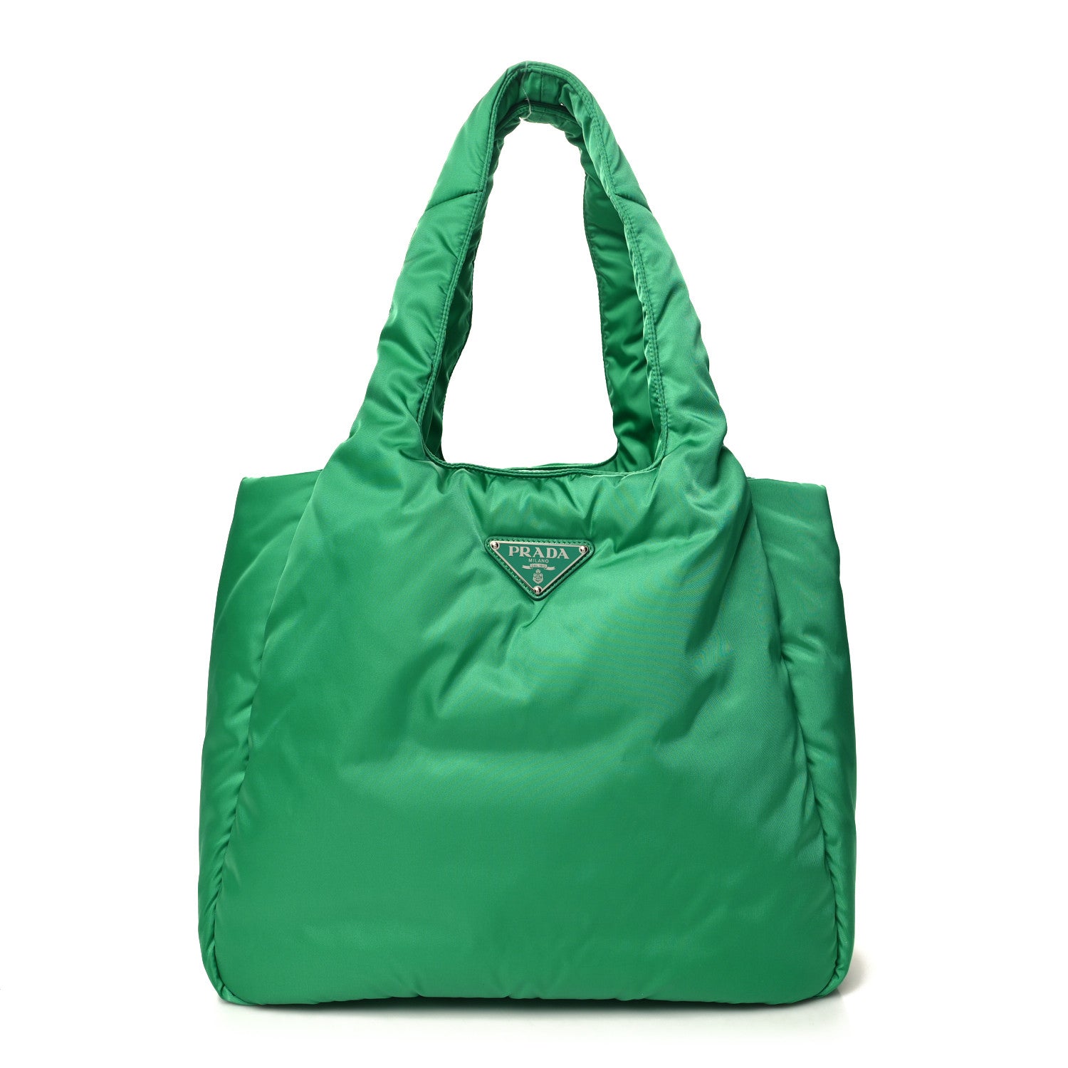 Prada Re-Nylon Soft Padded Large Tote Bag Mango 1 of 11