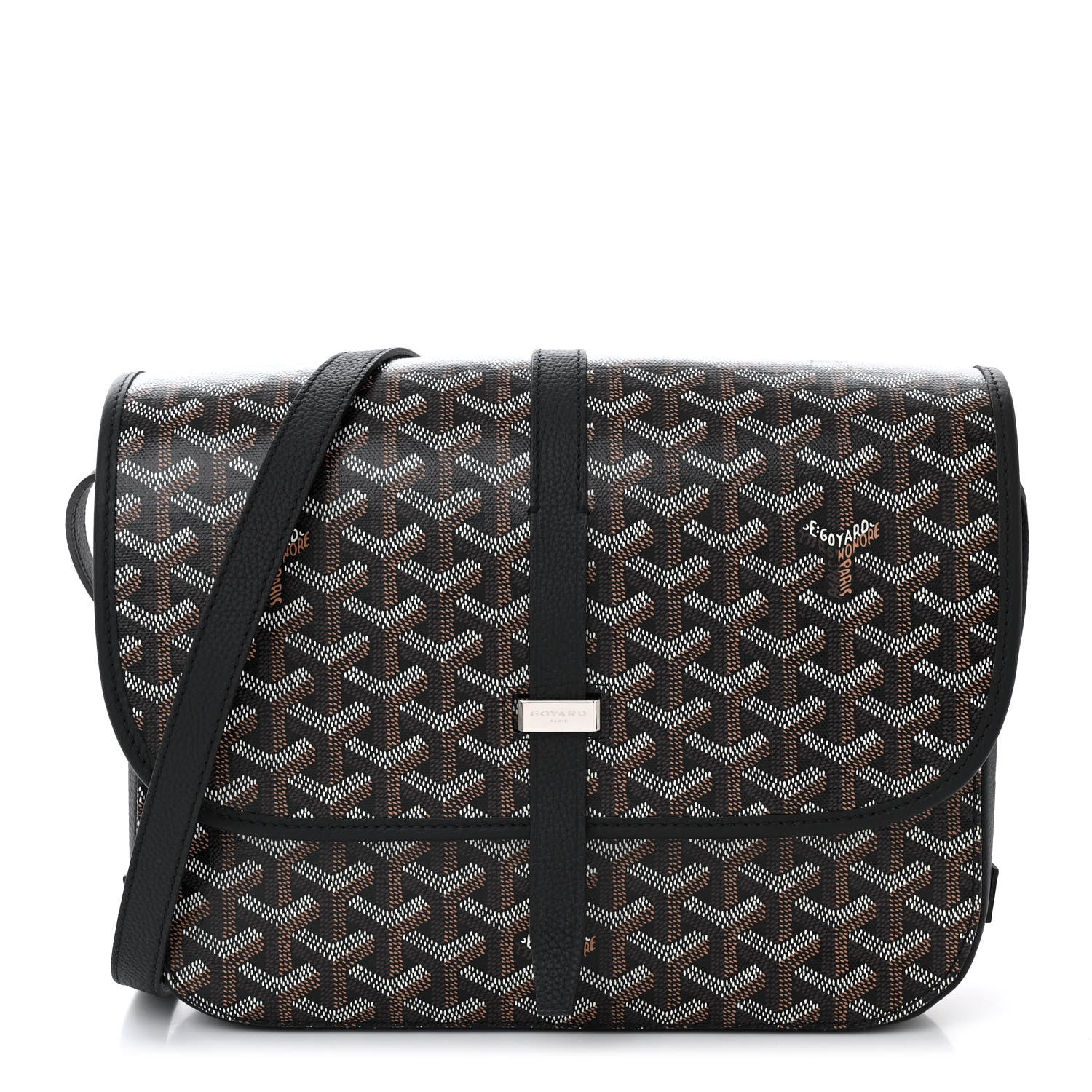 Goyard Goyardine Belvedere II MM Messenger Bag Black 1 of 10