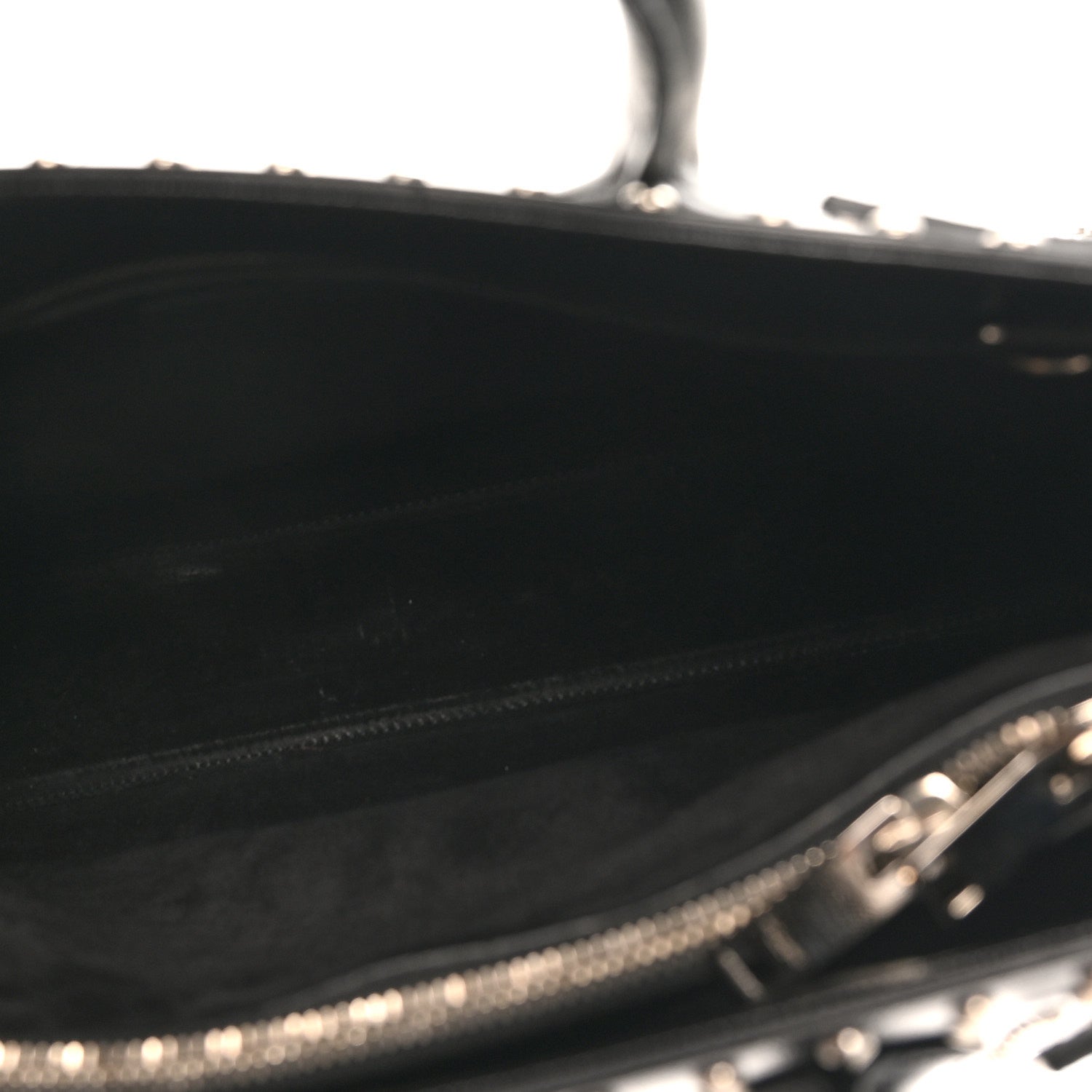 Saint Laurent Grain De Poudre Studded Nano Sac De Jour Black 5 of 10